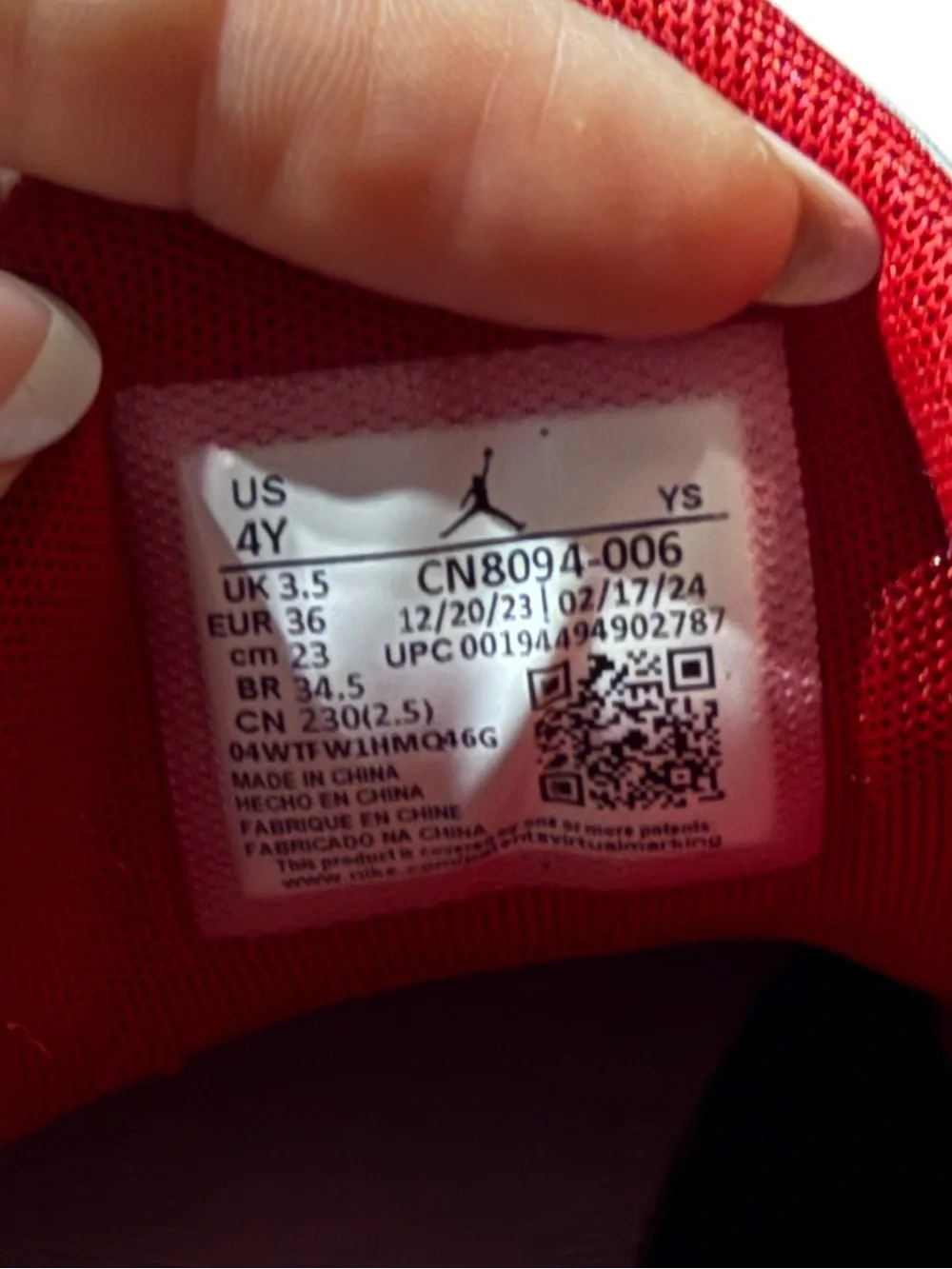 Jordan see clothing